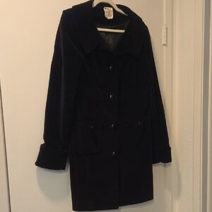 Tulle Classic Black Trench Coat